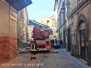 Crollo in via Cardinal La Fontaine