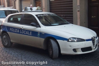 Viterbo - Crollo in via Cardinal La Fontaine