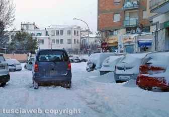 Dalla Cimina a Viterbo, la Tuscia sotto la neve - Via Montello