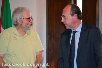 Carlo Galeotti e il prefetto Gennaro Capo