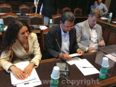 L\'ex sindaco Giulio Marini tra i banchi dell\'opposizione
