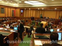 La prima seduta del consiglio regionale del Lazio