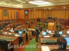 La prima seduta del consiglio regionale del Lazio