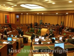 La prima seduta del consiglio regionale del Lazio