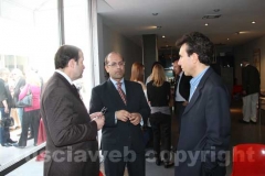 Il maestro Stefano Vignati, Claudio Ferri e il console Giuseppe Perrone