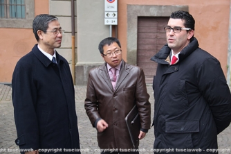 Delegazione cinese in città