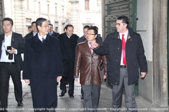 Delegazione cinese in città