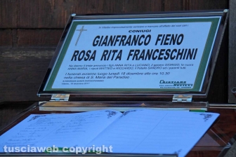 Delitto di Santa Lucia - I funerali dei coniugi Fieno