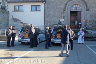 Delitto di Santa Lucia - I funerali dei coniugi Fieno