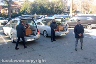 Delitto di Santa Lucia - I funerali dei coniugi Fieno