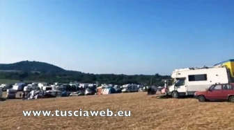 Valentano - Rave party sul lago di Mezzano