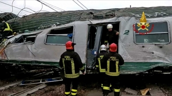 Deraglia treno
