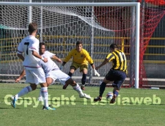 Un momento della partita