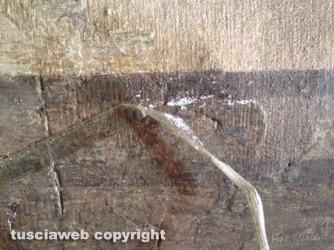 Viterbo - Deturpato un affresco alla Sala Regia