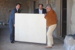 Il sindaco al lavoro