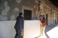 Il sindaco al lavoro