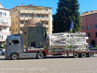 Macchina di Santa Rosa - Dies Natalis verso San Sisto - La carovana è arrivata in città