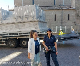 Macchina di Santa Rosa - Dies Natalis a San Sisto -La sindaca Chiara Frontini