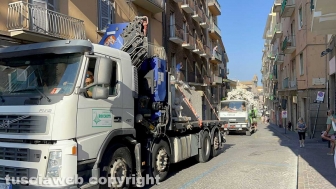 Macchina di Santa Rosa - Dies Natalis trasportata a San Sisto