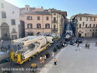 Macchina di Santa Rosa - Dies Natalis trasportata a San Sisto
