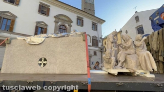 Macchina di Santa Rosa - Dies Natalis trasportata a San Sisto