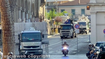 Macchina di Santa Rosa - Dies Natalis trasportata a San Sisto