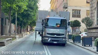 Macchina di Santa Rosa - Dies Natalis trasportata a San Sisto