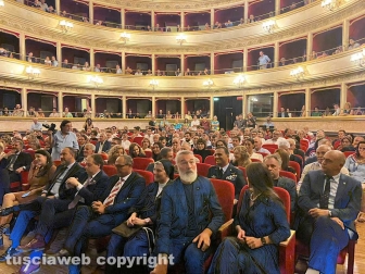 Viterbo - Teatro dell’Unione - La presentazione di Dies Natalis la nuova macchina di Santa Rosa