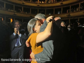 Viterbo - Teatro dell’Unione - La presentazione di Dies Natalis - Chiara Frontini e Raffaele Ascenzi