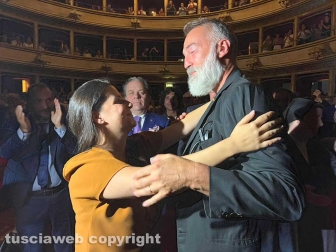 Viterbo - Teatro dell’Unione - La presentazione di Dies Natalis - Chiara Frontini e Raffaele Ascenzi
