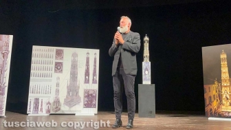 Viterbo - Teatro dell’Unione - La presentazione di Dies Natalis - Raffaele Ascenzi