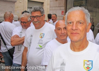 Viterbo - Macchina di Santa Rosa - Dies Natalis la prova per le vie della città - Massimo Mercarini