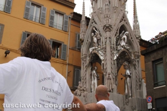 Viterbo - Macchina di Santa Rosa - Dies Natalis la prova per le vie della città