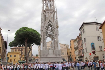 Viterbo - Macchina di Santa Rosa - Dies Natalis la prova per le vie della città