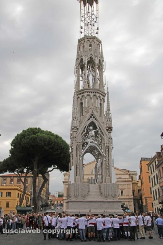 Viterbo - Macchina di Santa Rosa - Dies Natalis la prova per le vie della città