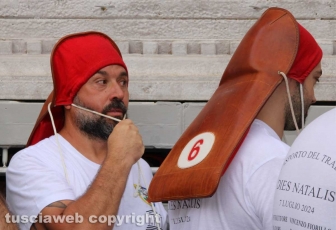 Viterbo - Macchina di Santa Rosa - Dies Natalis la prova per le vie della città