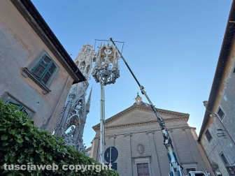 Macchina di Santa Rosa - Dies Natalis saluta la città, lo smontaggio