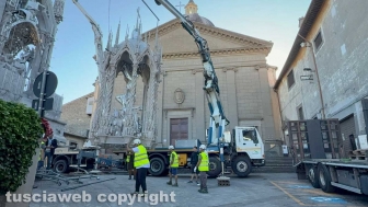 Macchina di Santa Rosa - Dies Natalis saluta la città, lo smontaggio