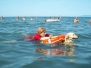 I cani bagnino in acqua