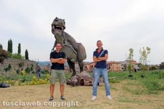 Viterbo - Dinosauri in carne e ossa - Davide Argentieri e Daniele Mautone