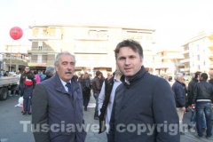 L\'assessore Simeone e il segretario dell\'Udc Gianmaria Santucci