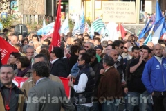 La protesta dei lavoratori