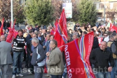La protesta dei lavoratori