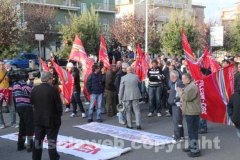 La protesta dei lavoratori