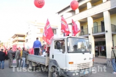 La protesta dei lavoratori