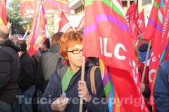 La protesta dei lavoratori