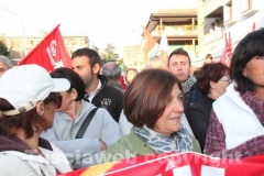 La protesta dei lavoratori