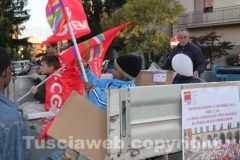 La protesta dei lavoratori