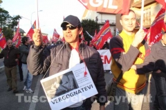 La protesta dei lavoratori