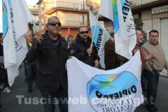 La protesta dei lavoratori